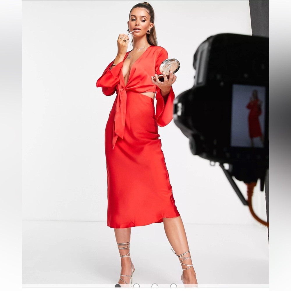 Pink  and red dress nwt size small